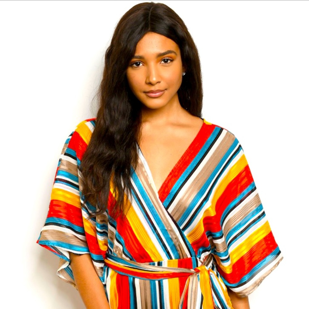 Ark nc. Multi Stripe Dress
